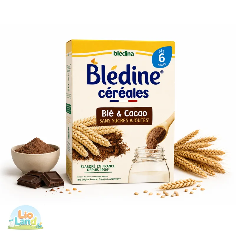 سرلاک شکلاتی بلدین Bledine مناسب ۶-۳۶ ماه