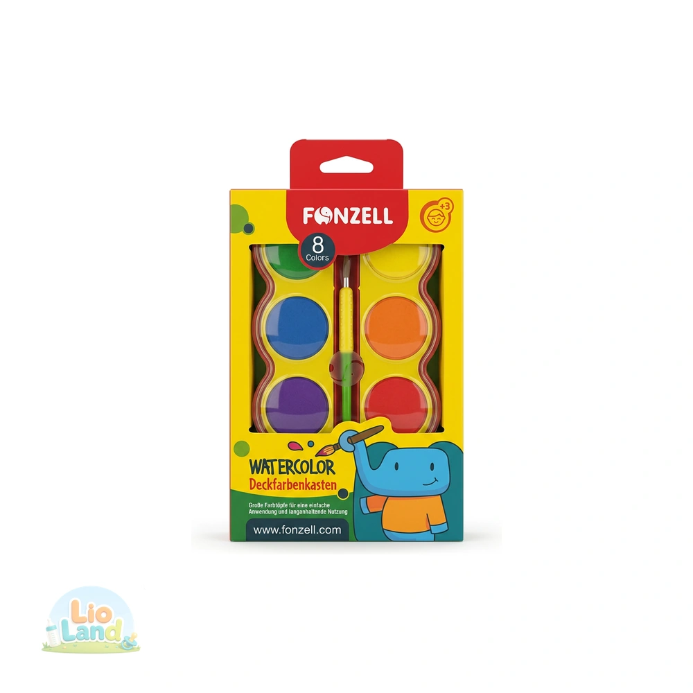 آبرنگ ۸ رنگ فونزل Fonzell