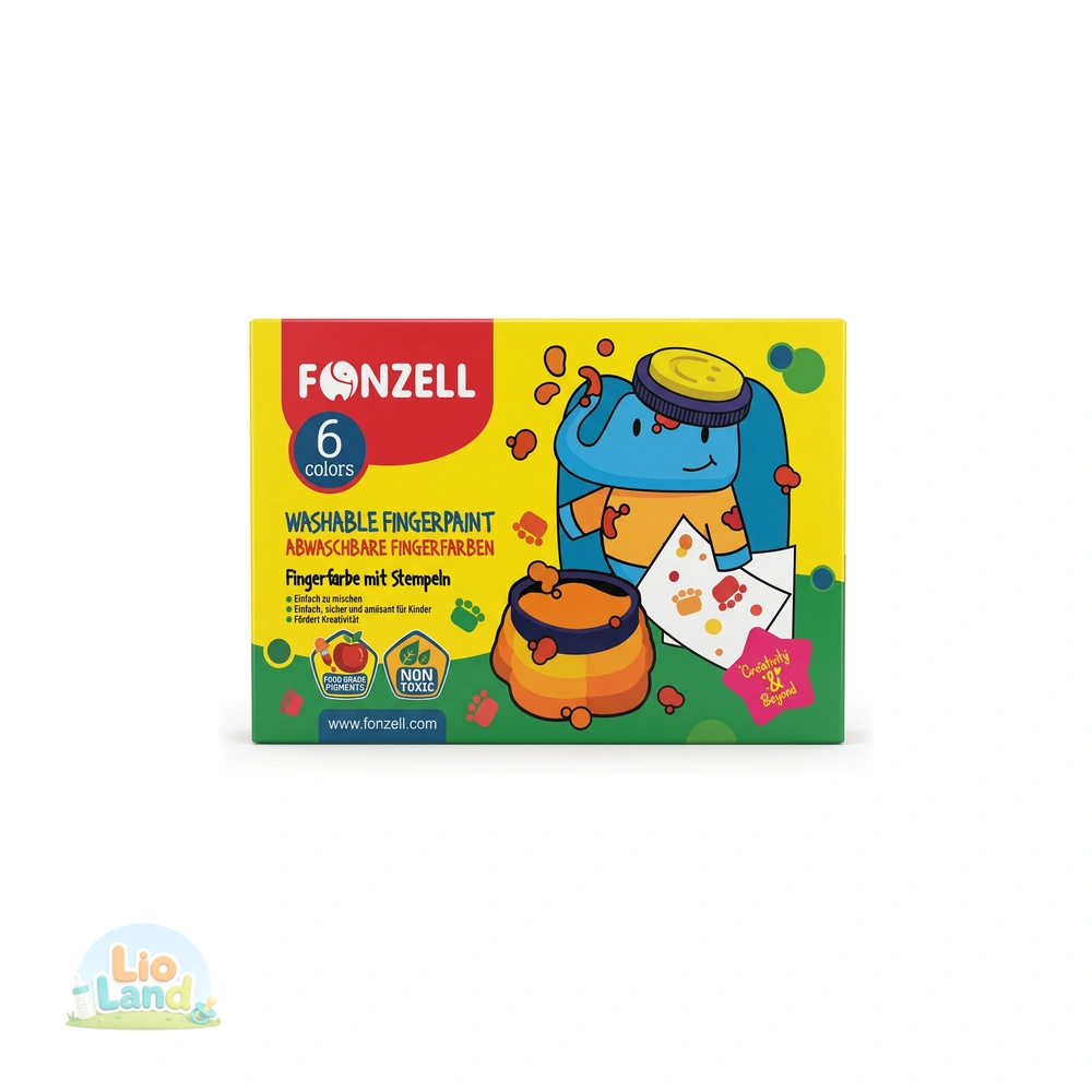 ست رنگ انگشتی 6 رنگ فونزل قابل شست وشو Fonzell