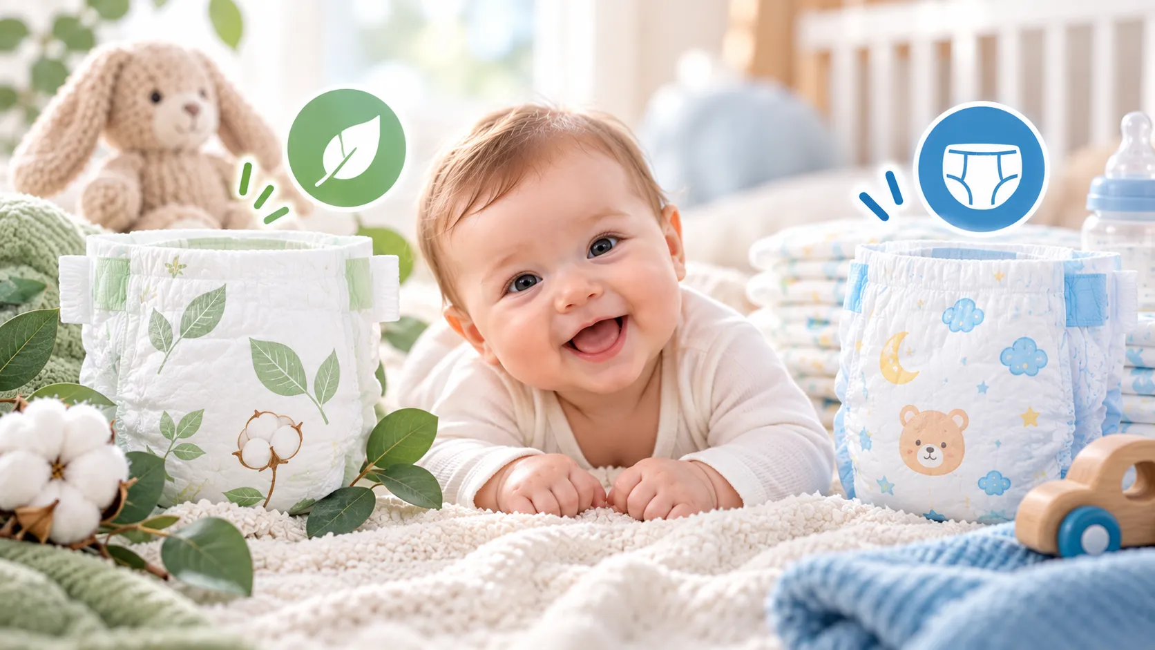 بهترین پوشک برای نوزاد